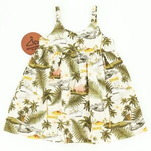 Aloha Republic Girls Hawaiian Sundress Toddler Girl Size 2T Vacation Resort NWOT